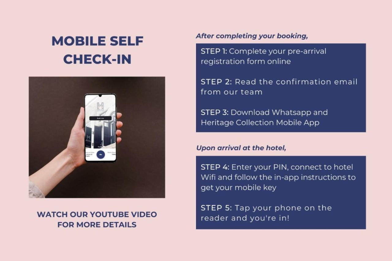 Heritage Collection On Arab - Mobile App Check-In Singapur Exterior foto